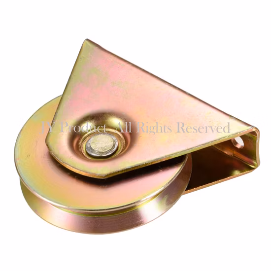 Rueda de rodillo de polea galvanizada universal para puerta corrediza