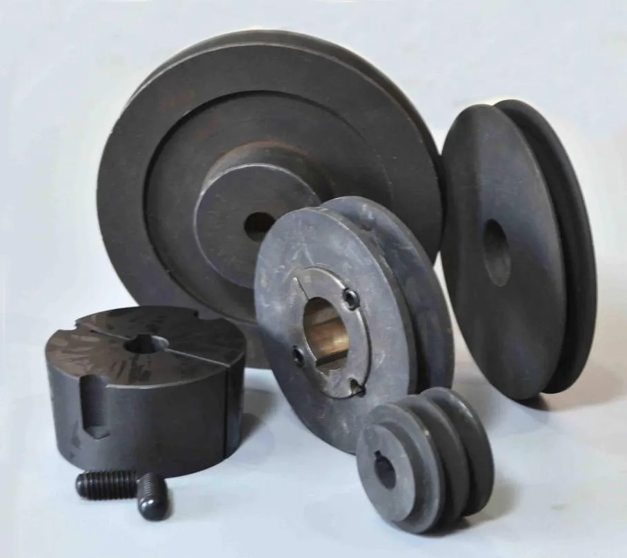 Polea de correa de fundición con casquillo cónico SPA/Spb/Spc/3V/5V/8V/Ak/Bk y orificio Qd